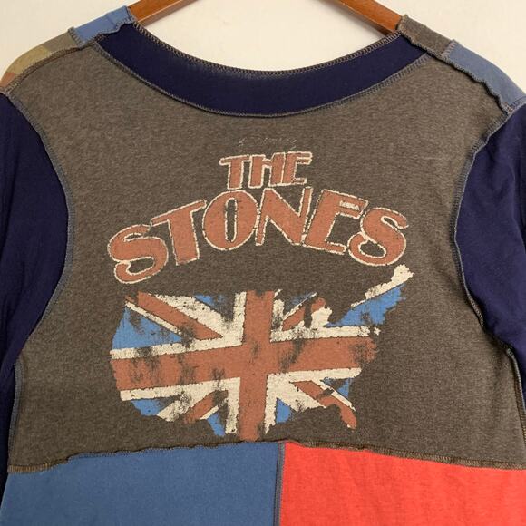Styles Ever After Kim Vintage Original Designs Rollings Stones Union Jack Duster - Picture 7 of 11